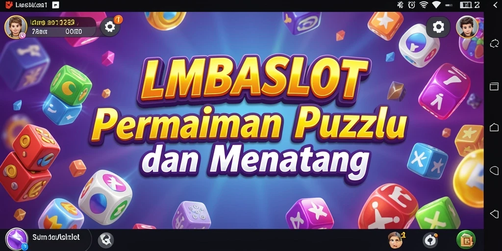 Tangkapan layar gameplay LMBASLOT menampilkan berbagai tantangan puzzle.