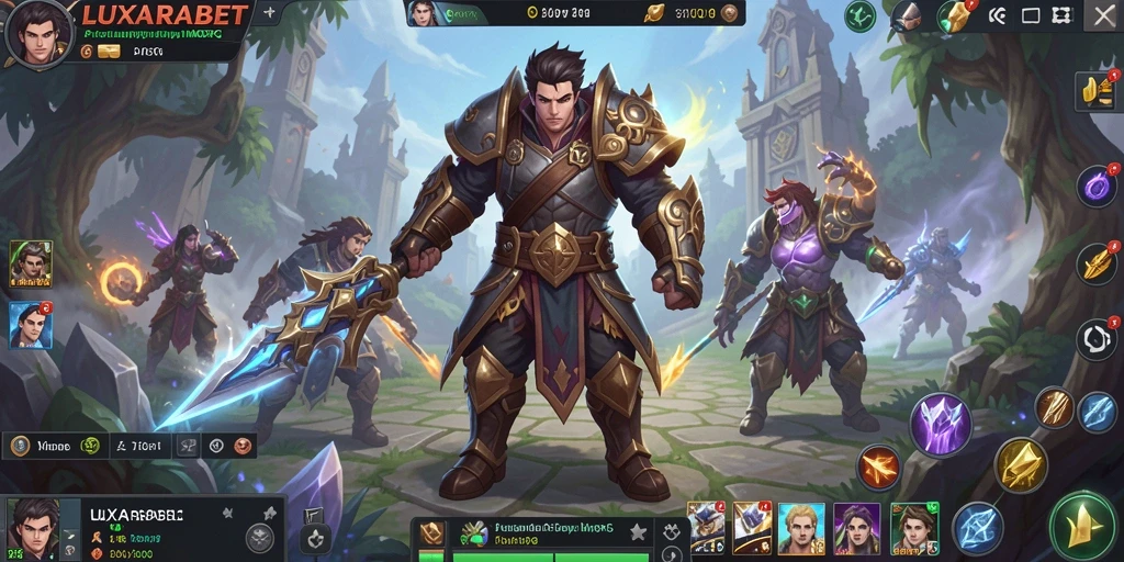 Tampilan gameplay LUXARABET yang memukau dan penuh aksi.