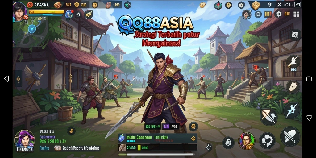 Tampilan gameplay strategi yang seru dan penuh tantangan.