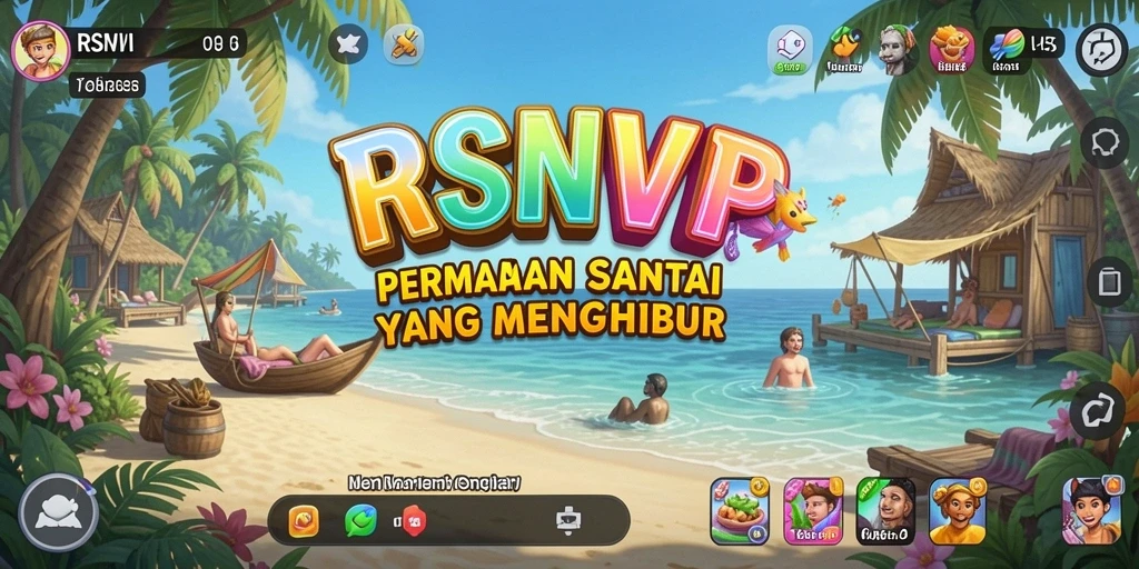 Tampilan gameplay menarik dari RSNVIP yang menghibur dan mudah dimainkan.